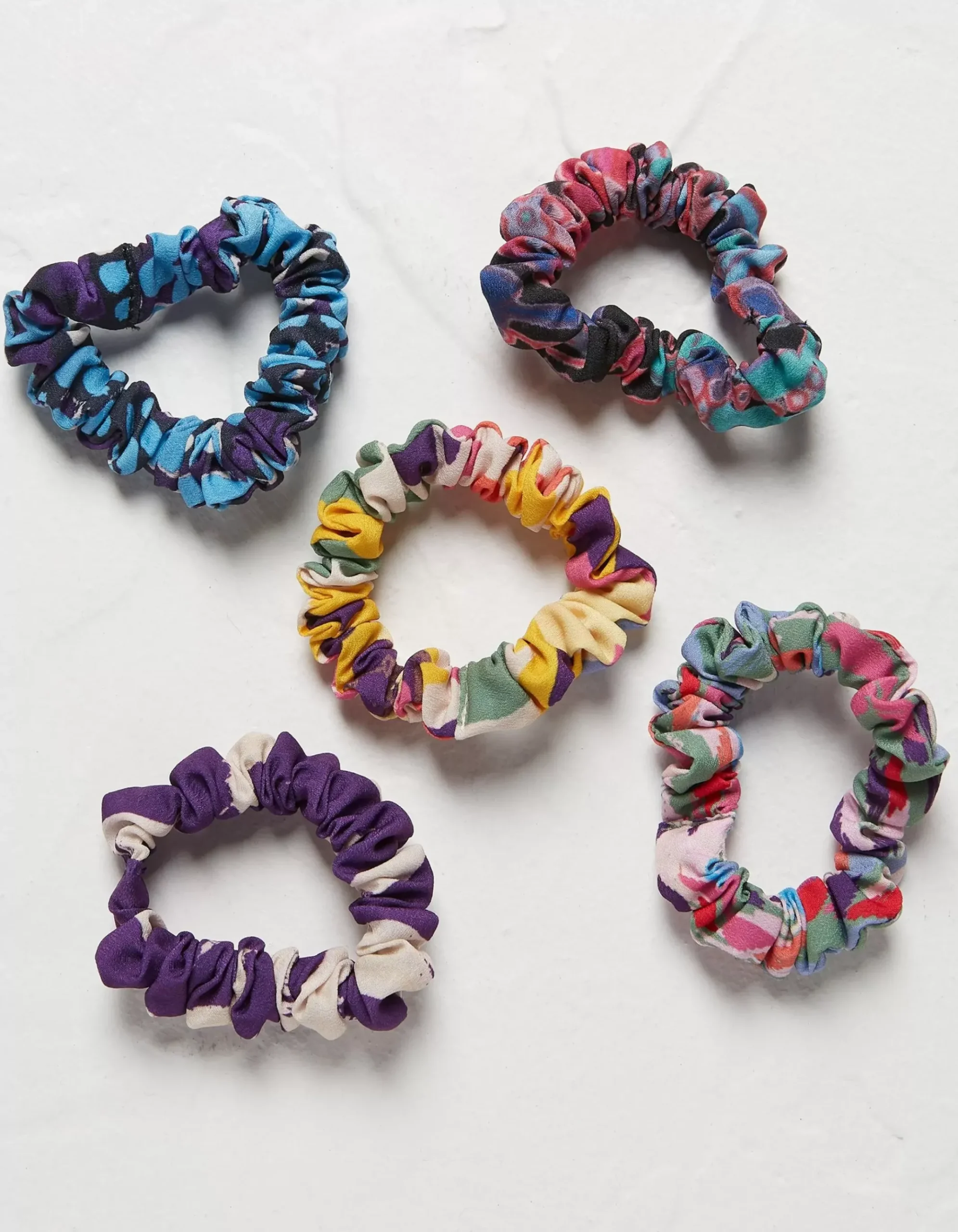 5 Pack Art Club Scrunchies