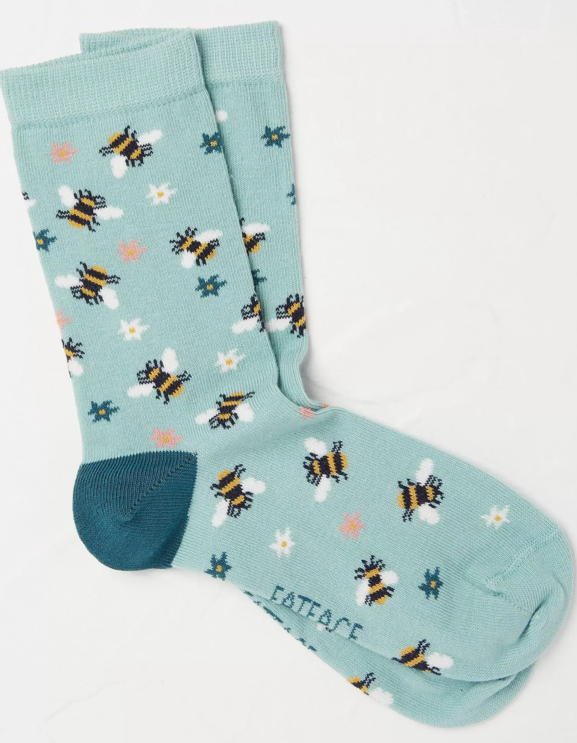 1 Pack Floral Bee Socks