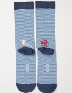 1 Pack Sealife Stripe Socks