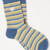 1 Pack Textured Daisy Socks