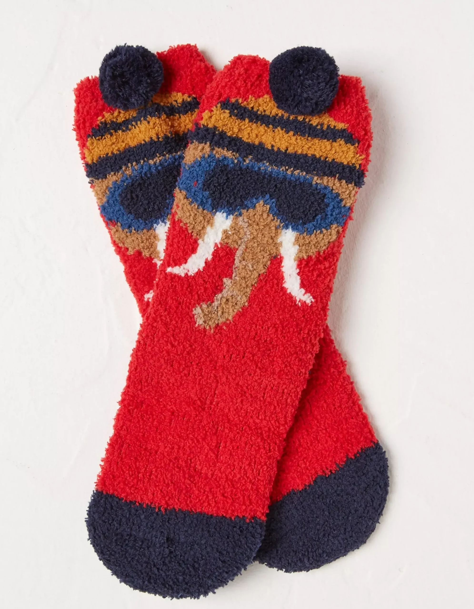 1 Pack Wilfred Woolly Mammoth Fluffy Socks