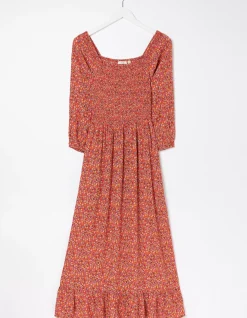 Adele Gradient Floral Midi Dress