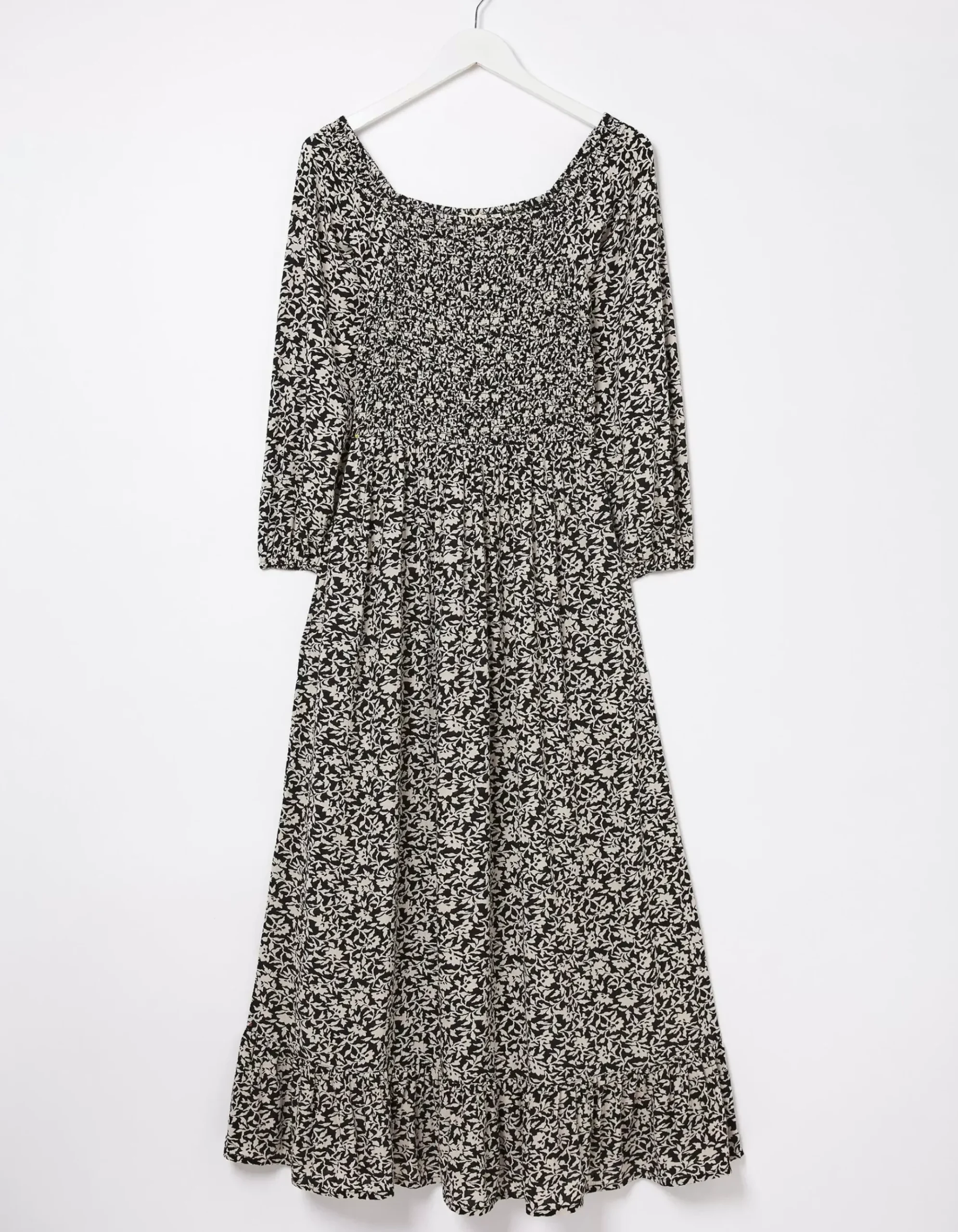 Adele Mono Vines Midi Dress