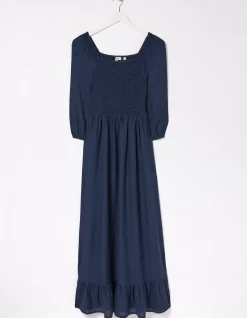 Adele Shirred Midi Dress