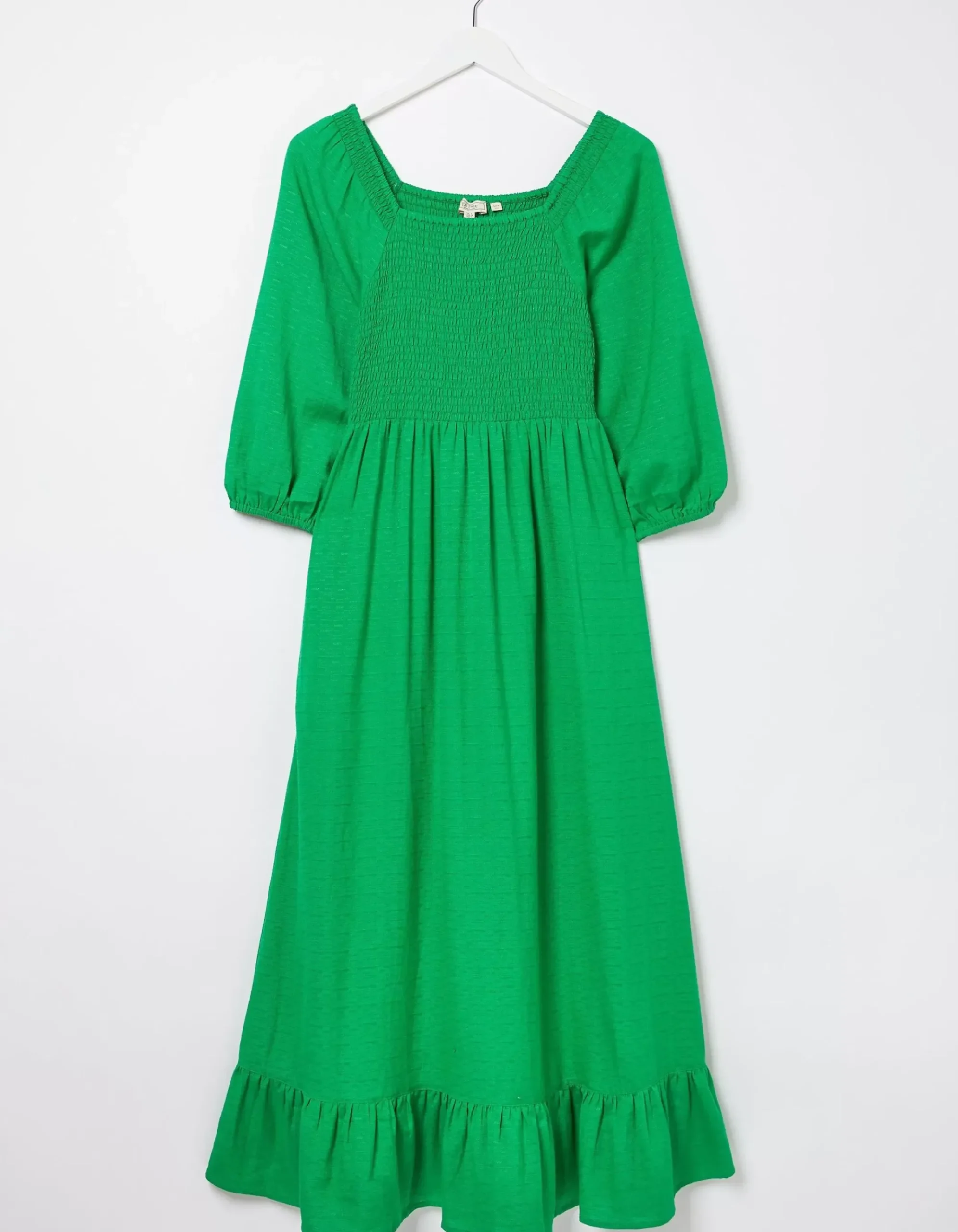Adele Shirred Midi Dress