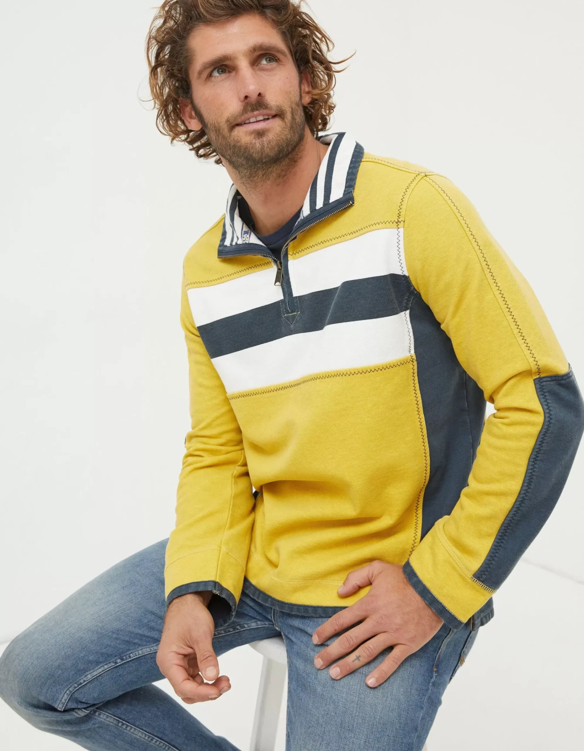 Airlie Chest Stripe Sweatshirt