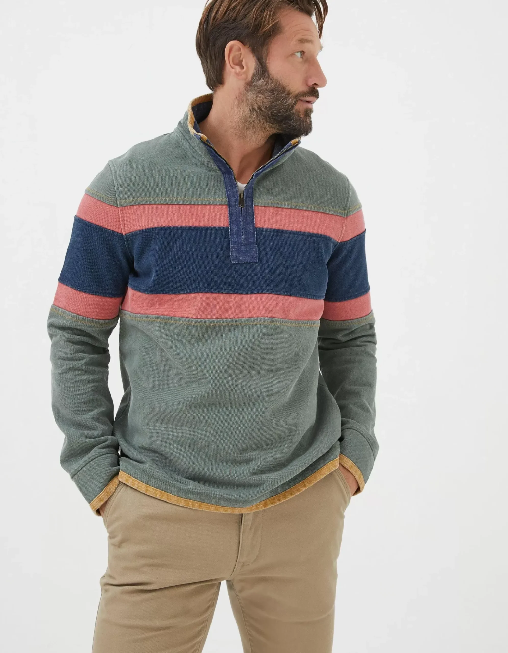 Airlie Chest Stripe Sweatshirt
