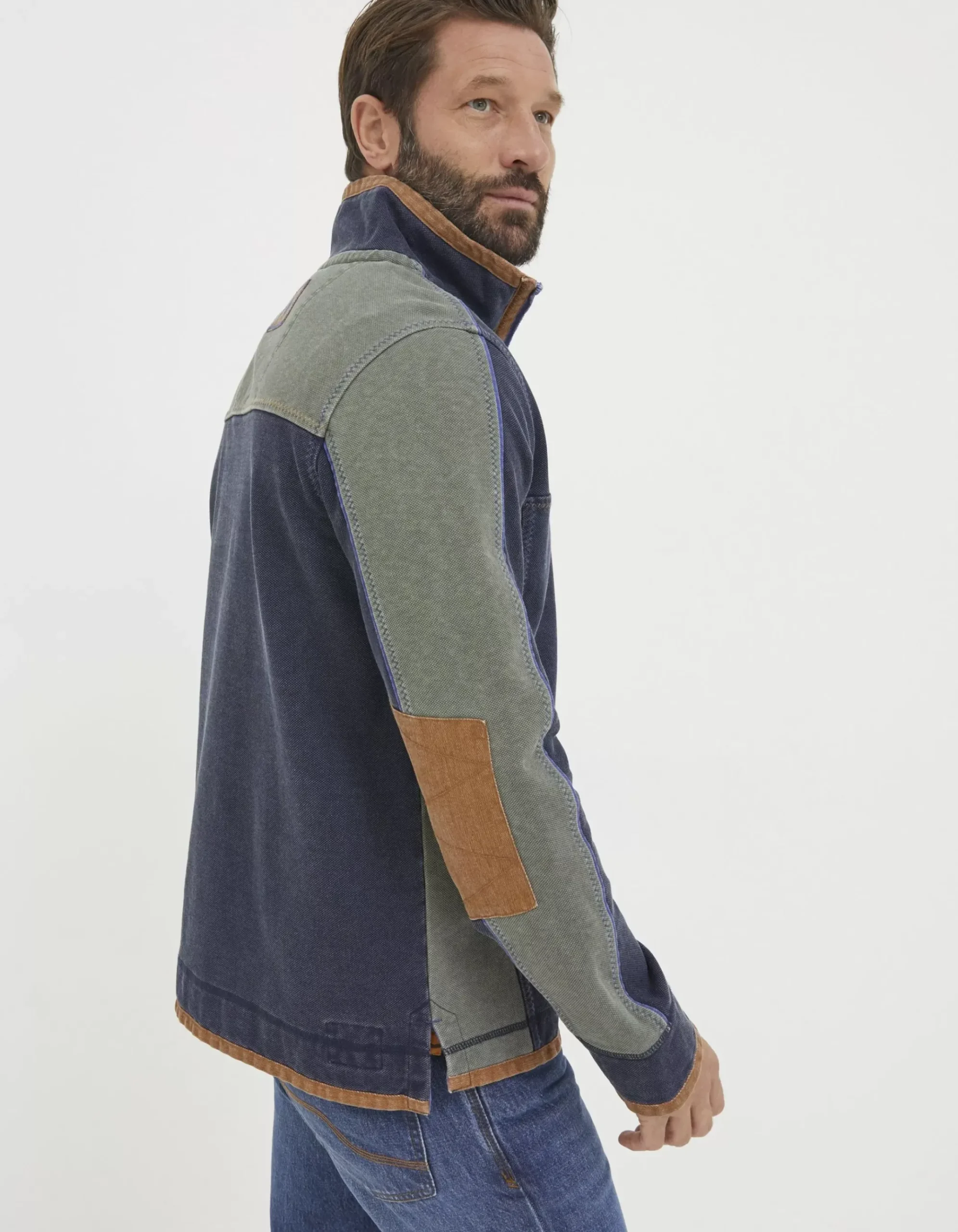 Airlie Panel Contrast Sweatshirt