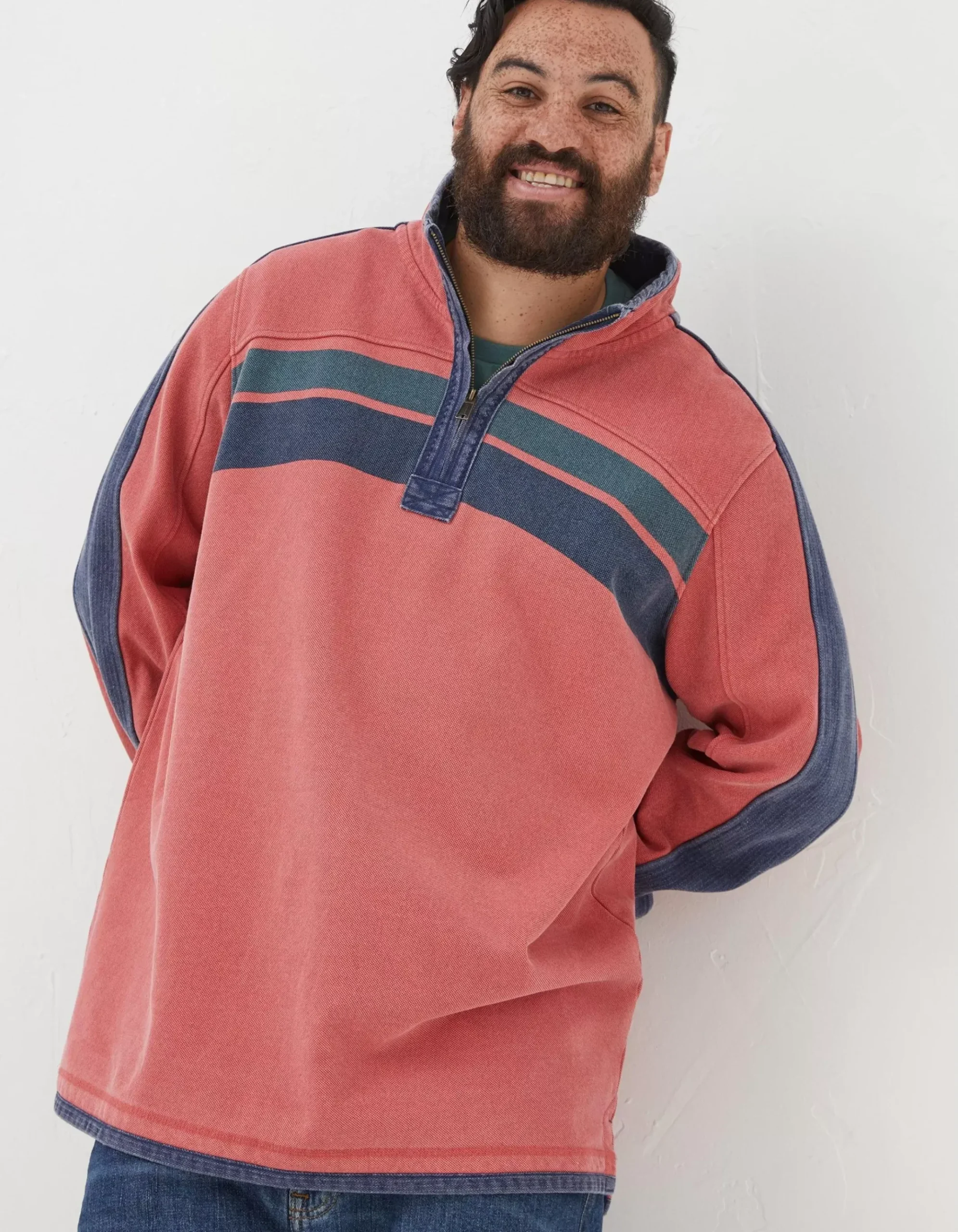 Airlie Yoke Stripe Sweatshirt