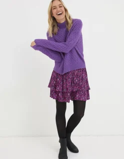 Ali Ikat Geo Flippy Skirt