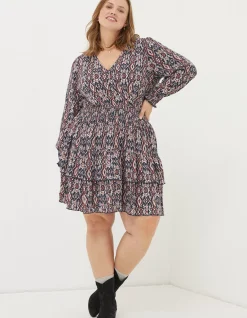 Amba Ikat Geo Dress