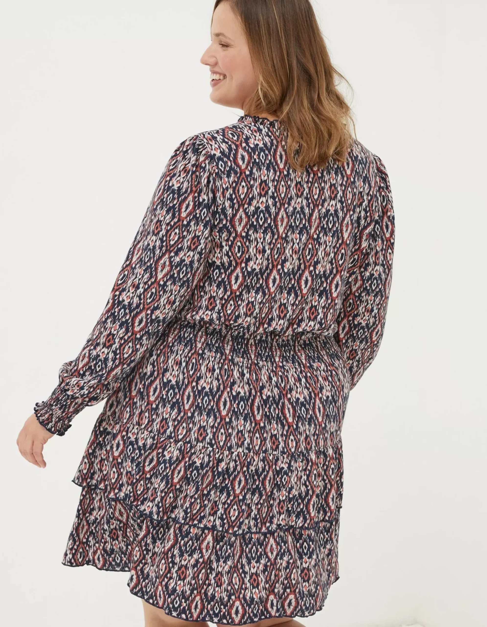 Amba Ikat Geo Dress