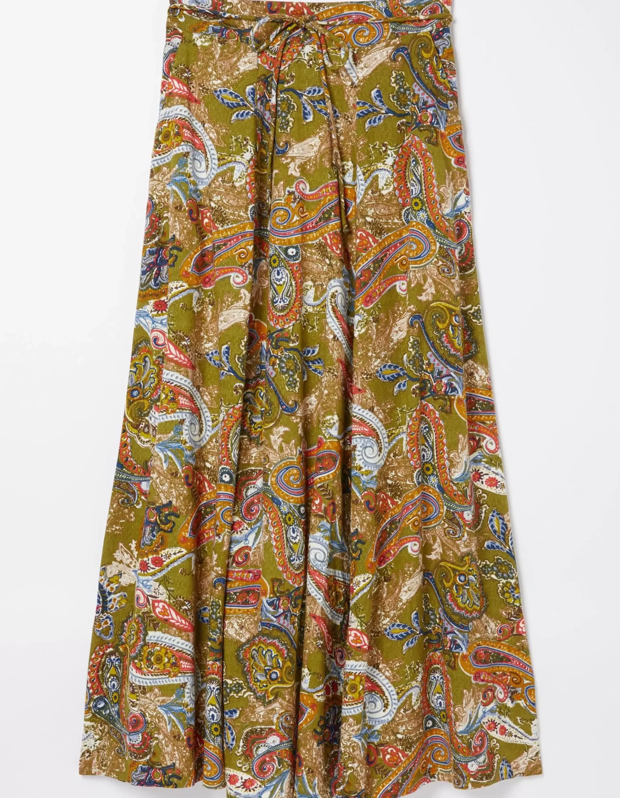 Amelie Prairie Paisley Midi Skirt