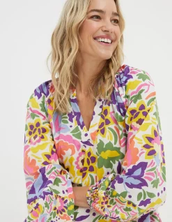 Amy Art Floral Tunic Dress
