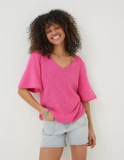 Angela V Neck Knitted Top
