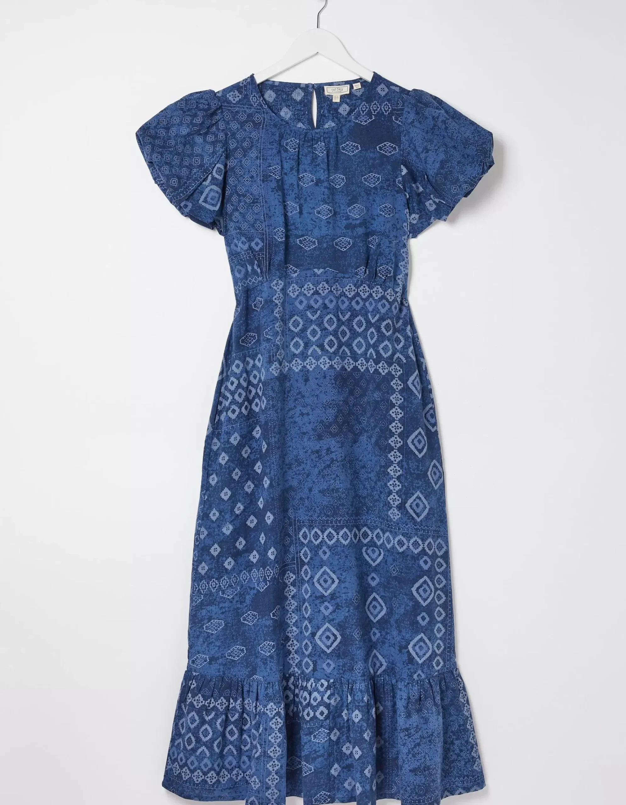 Angie Patchwork Midi Dress