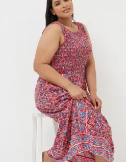 Anna Meadow Midi Dress