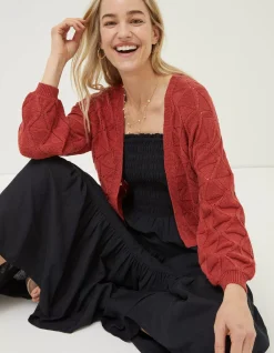 Anna Pointelle Cardigan
