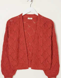 Anna Pointelle Cardigan