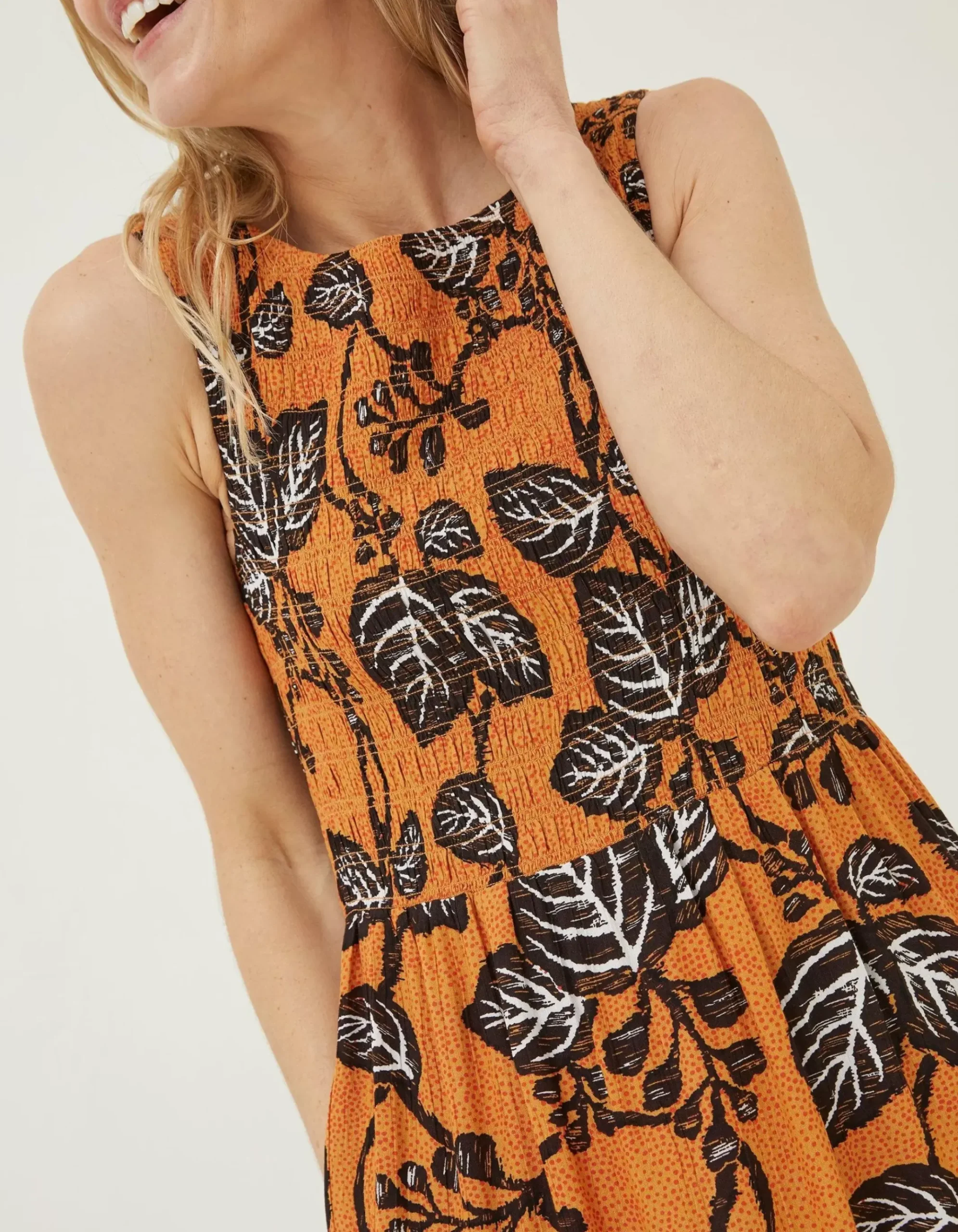 Anna Vine Floral Midi Dress
