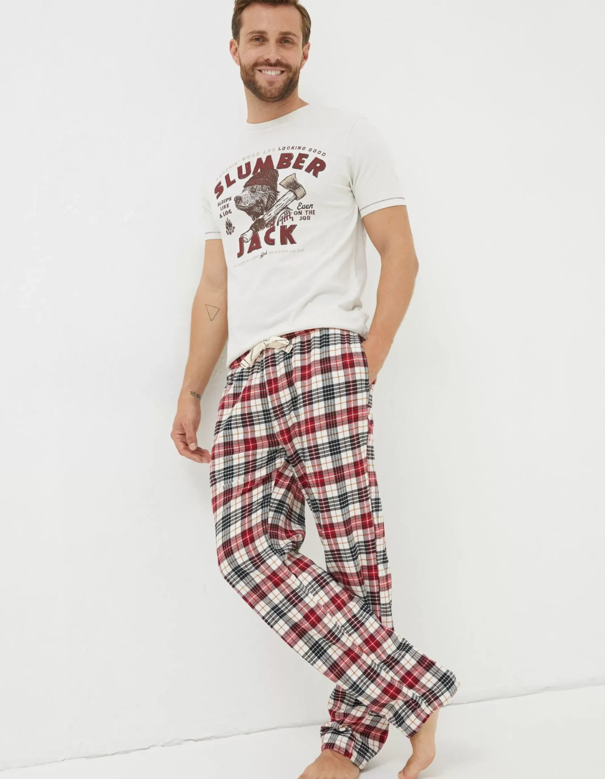 Argyll Checked Pyjama Bottoms
