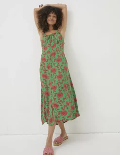 Ariel Bali Blooms Midi Dress