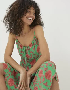 Ariel Bali Blooms Midi Dress