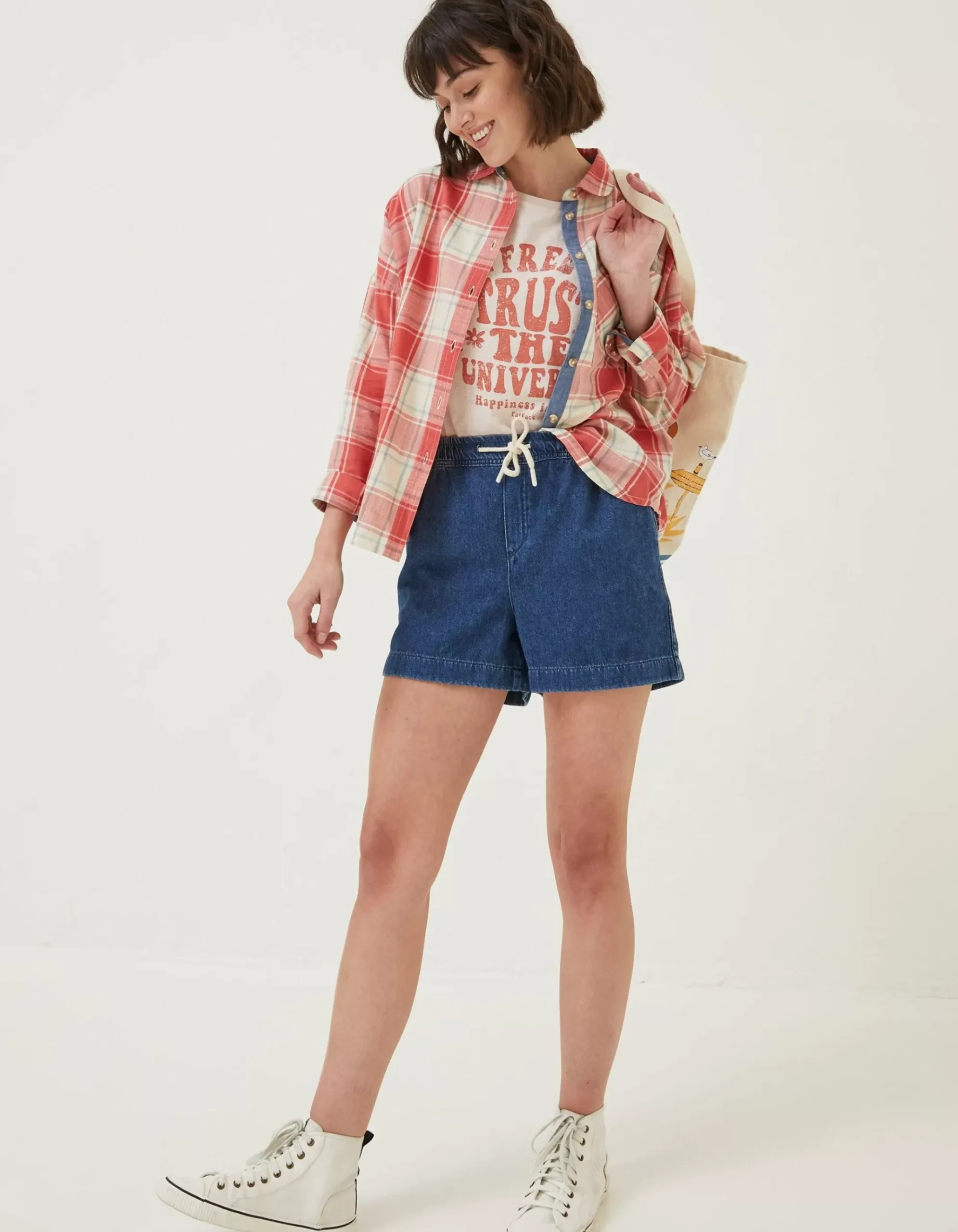 Ashby Pull On Denim Short