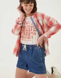 Ashby Pull On Denim Short