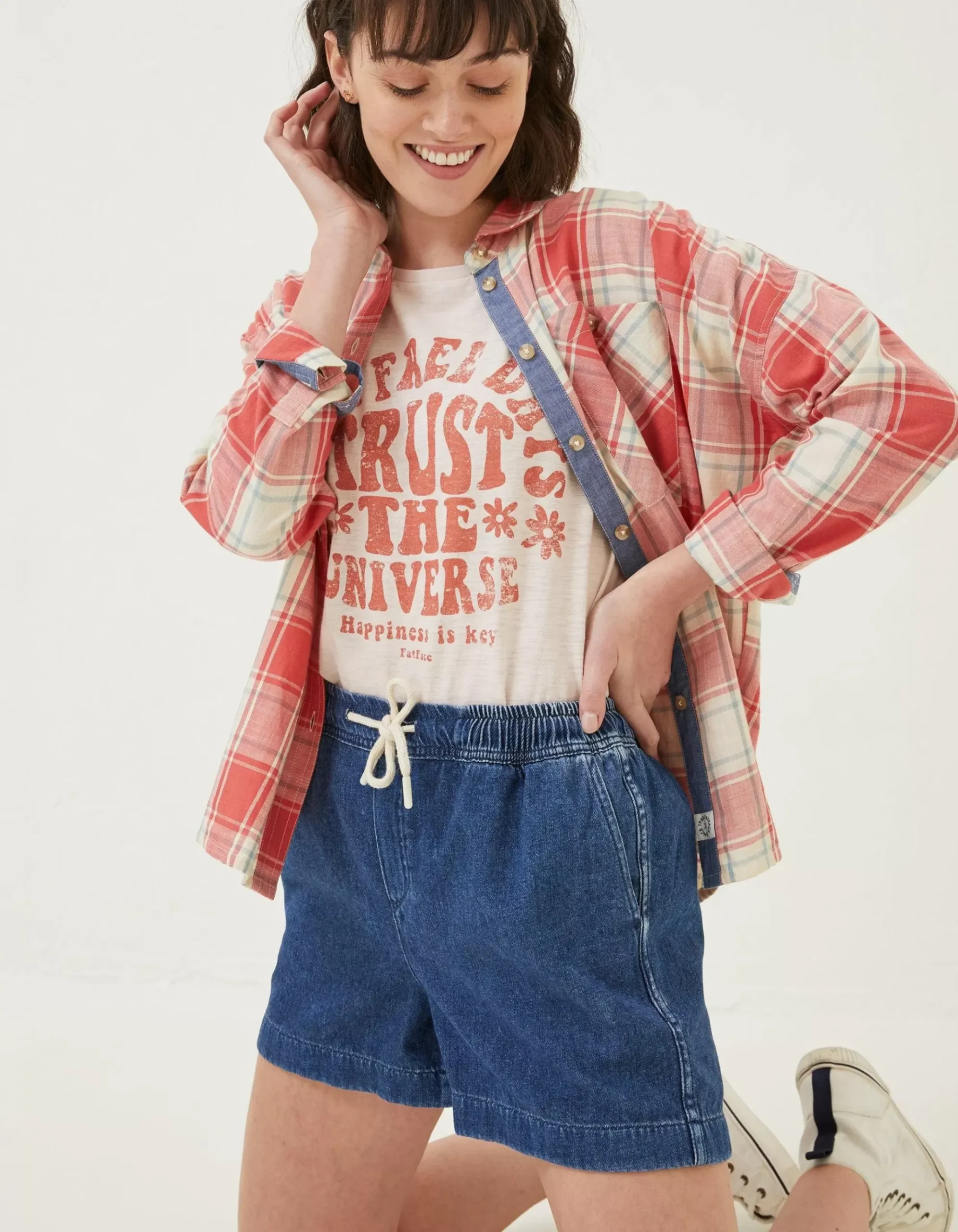 Ashby Pull On Denim Short