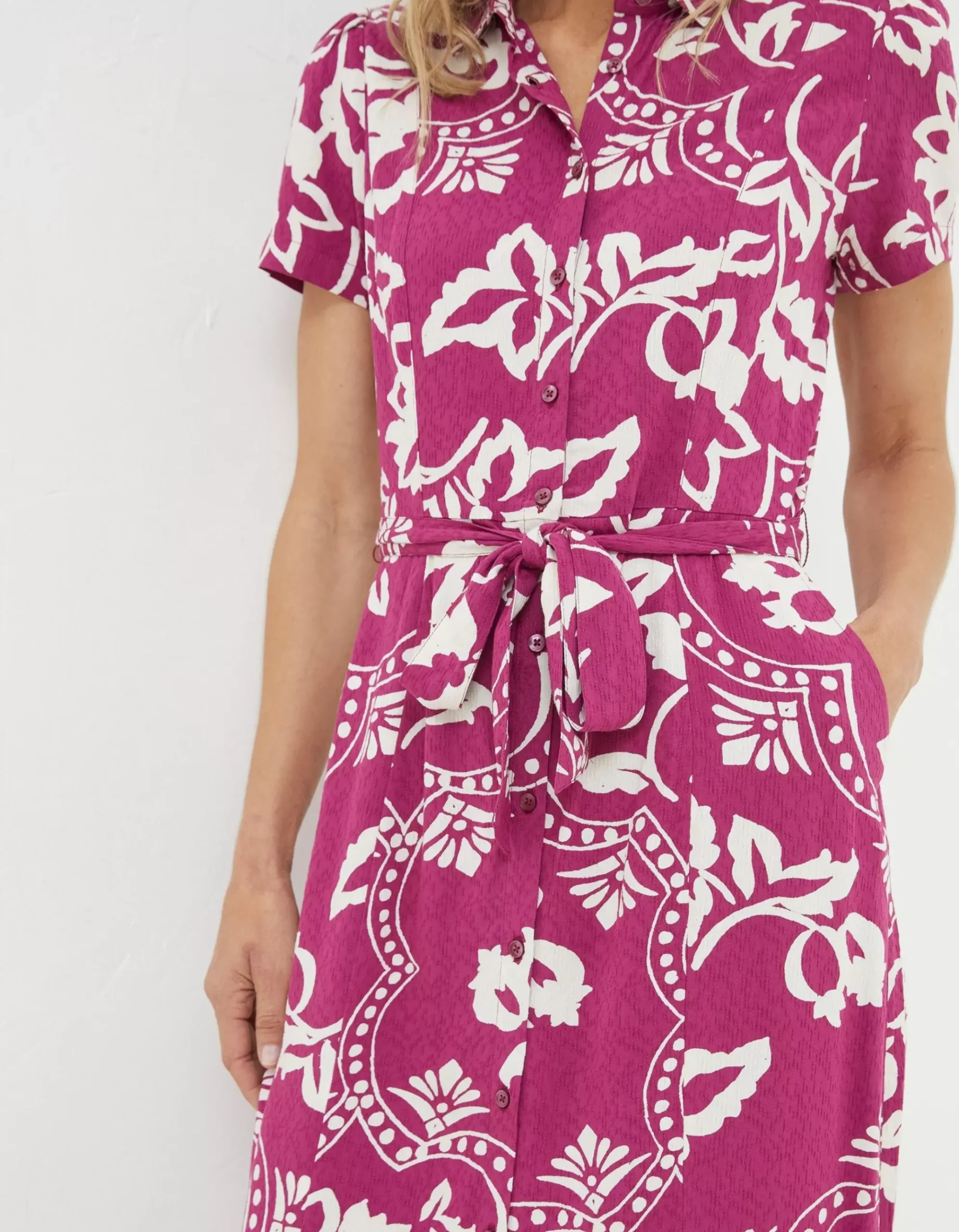 Aster Wallpaper Floral Midi Dress