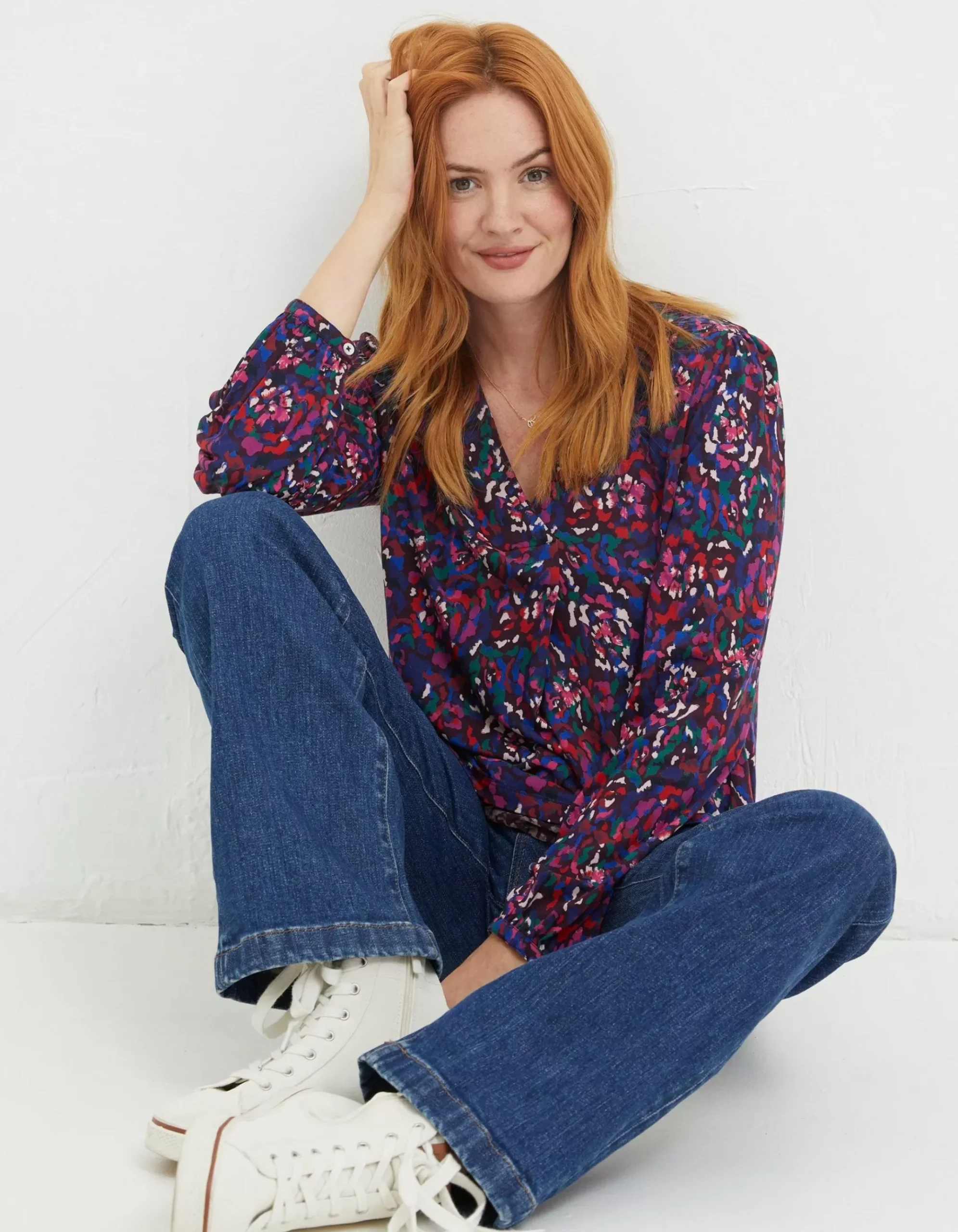 Aurelia Abstract Marks Tunic