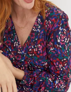 Aurelia Abstract Marks Tunic