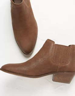 Ava Western Ankle Boot
