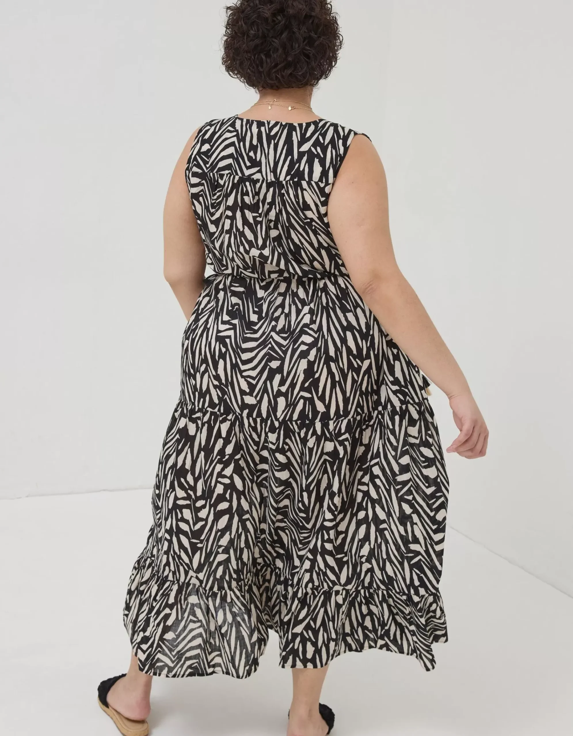 Avery Paint Stroke Midi Dress