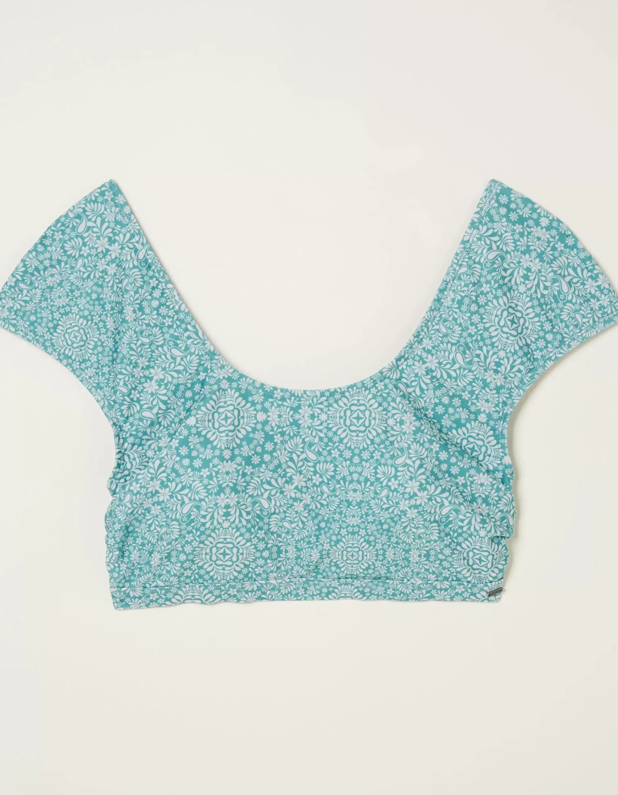 Bandana Cap Sleeve Bikini Top