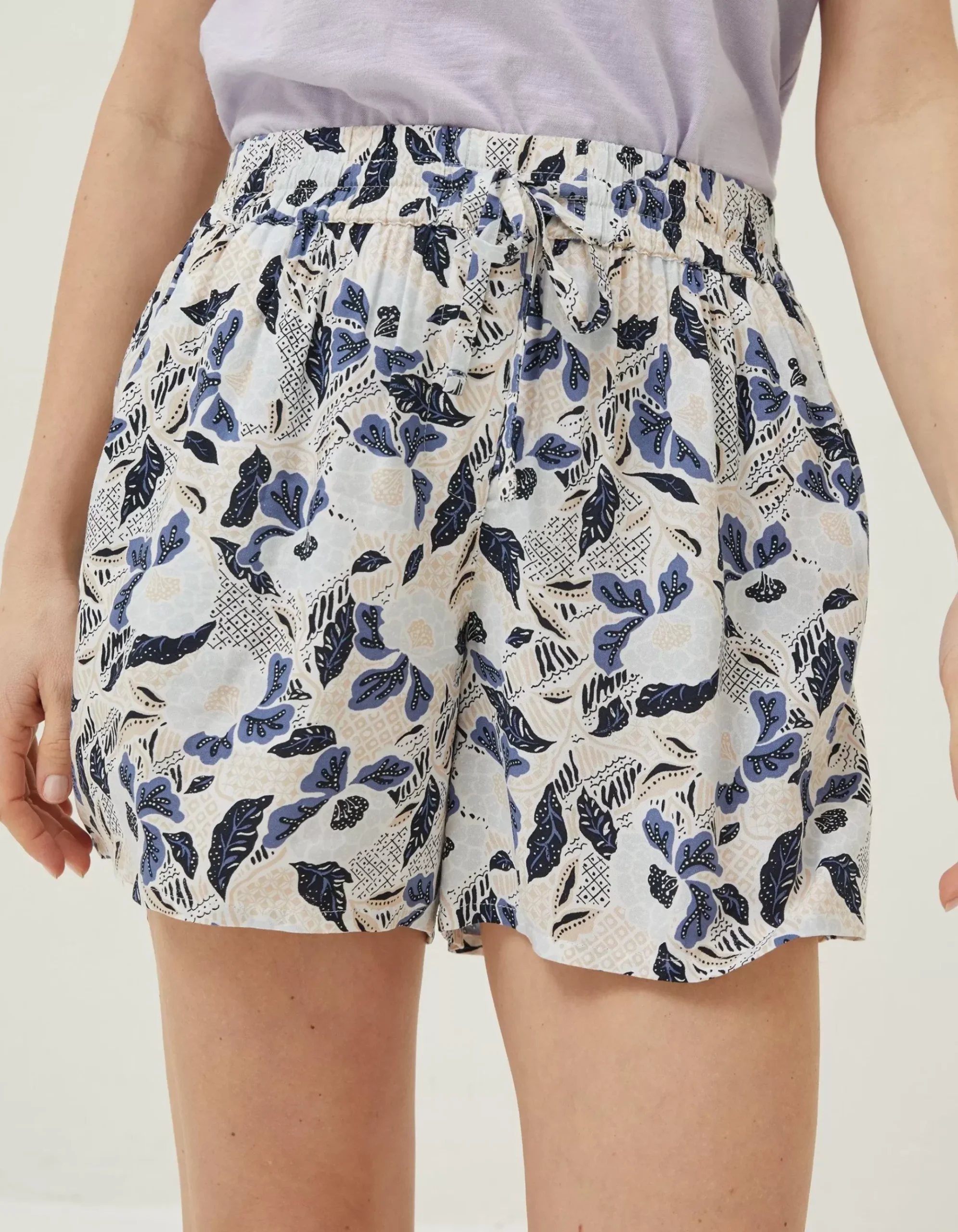 Batik Flower Flippy Shorts