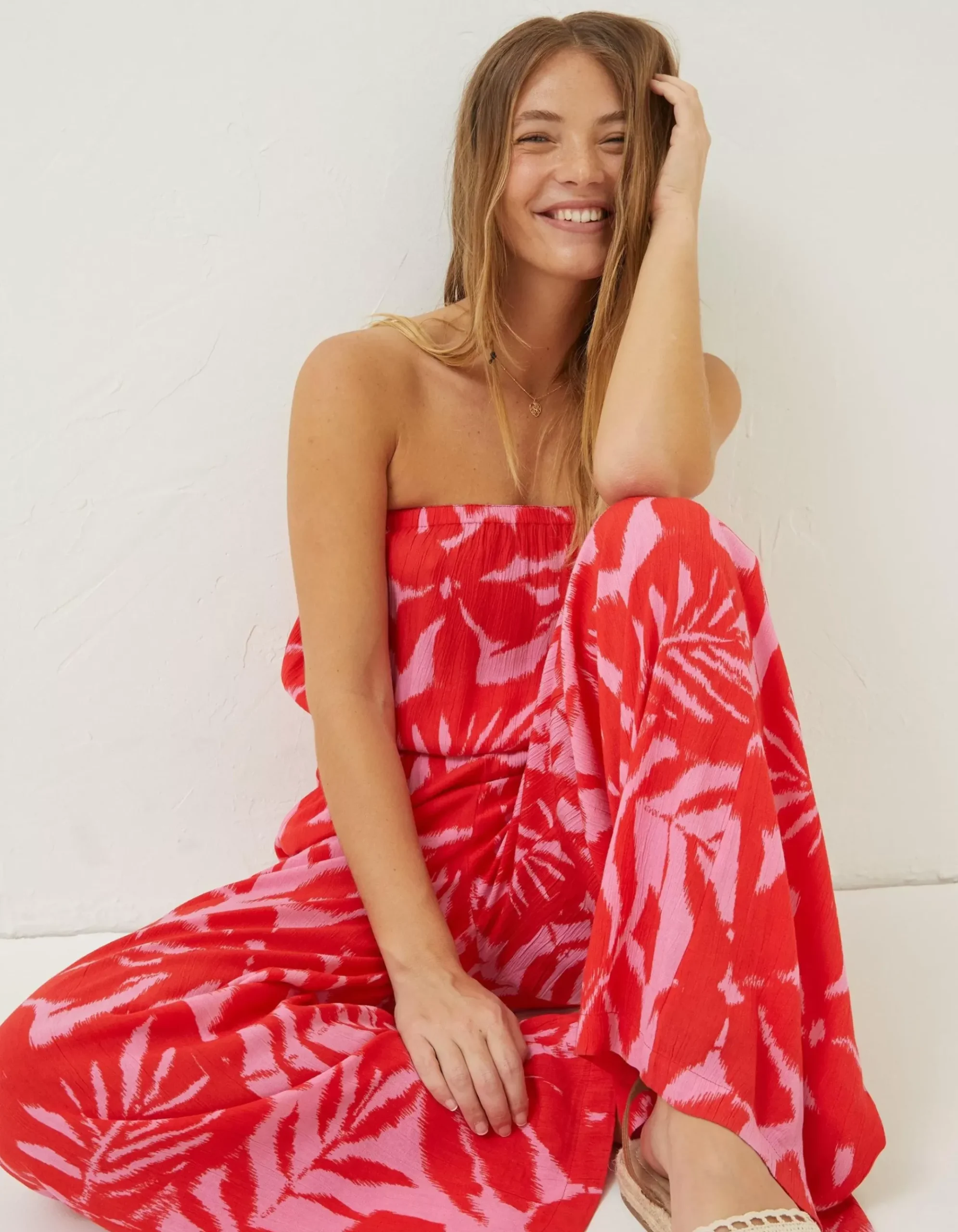 Beach Wear Bennie Ikat Jumpsuit