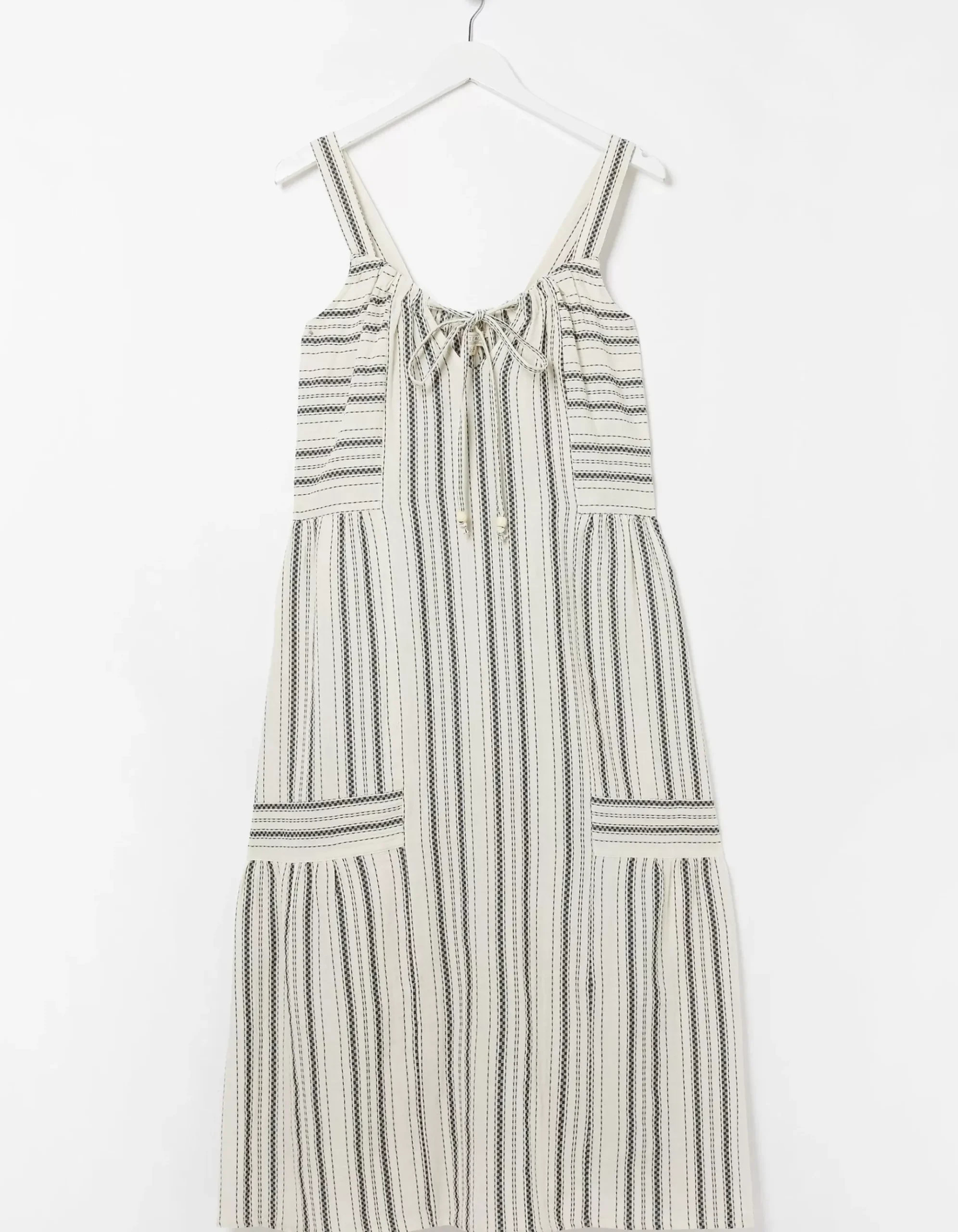 Beach Wear Tulum Stripe Midi Dress
