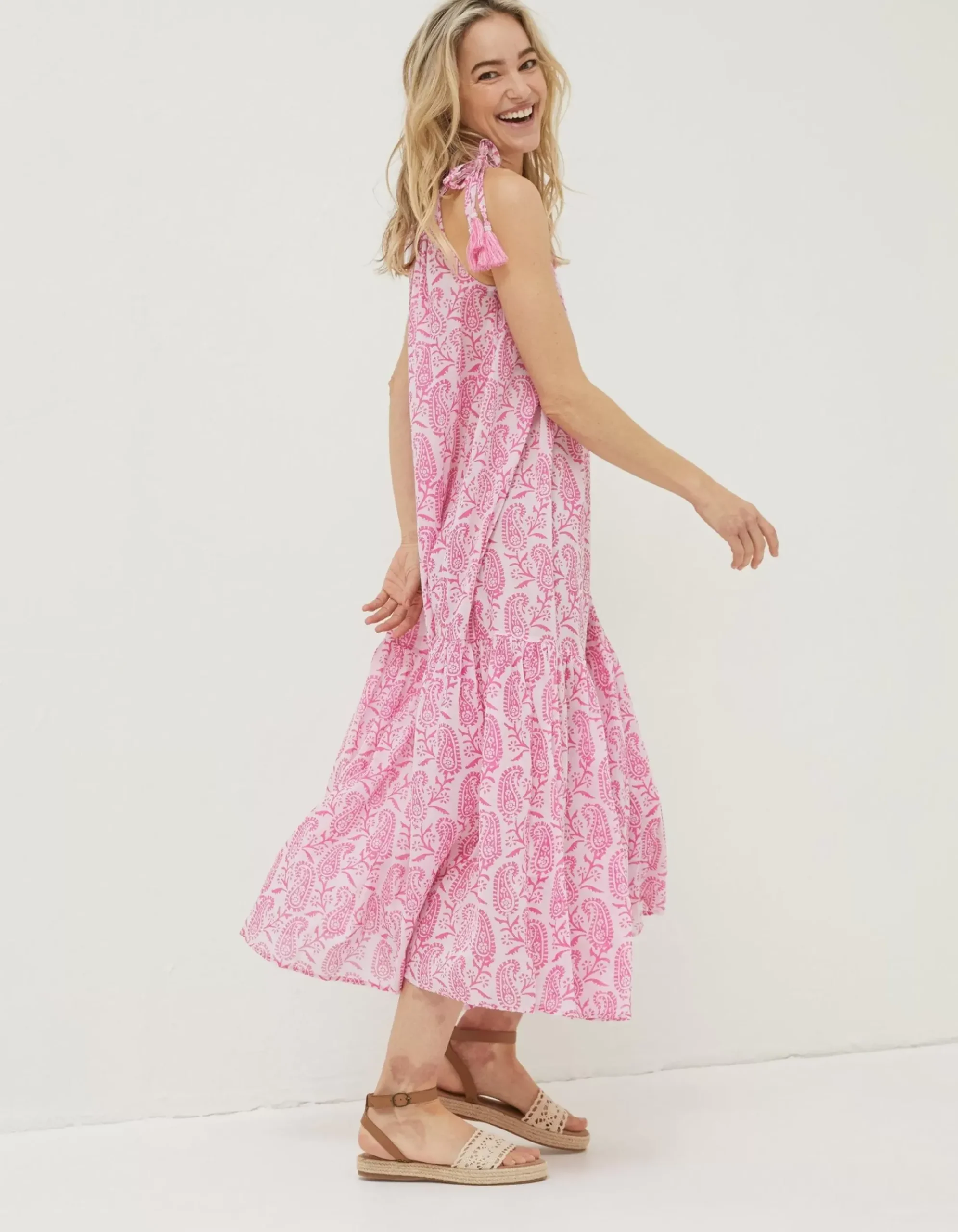 Beachwear Ayanna Paisley Midi Dress
