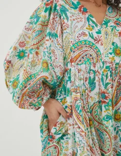 Beachwear Jocelyn Paisley Midi Dress