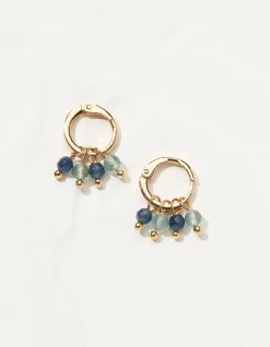 Bead Huggy Hoops