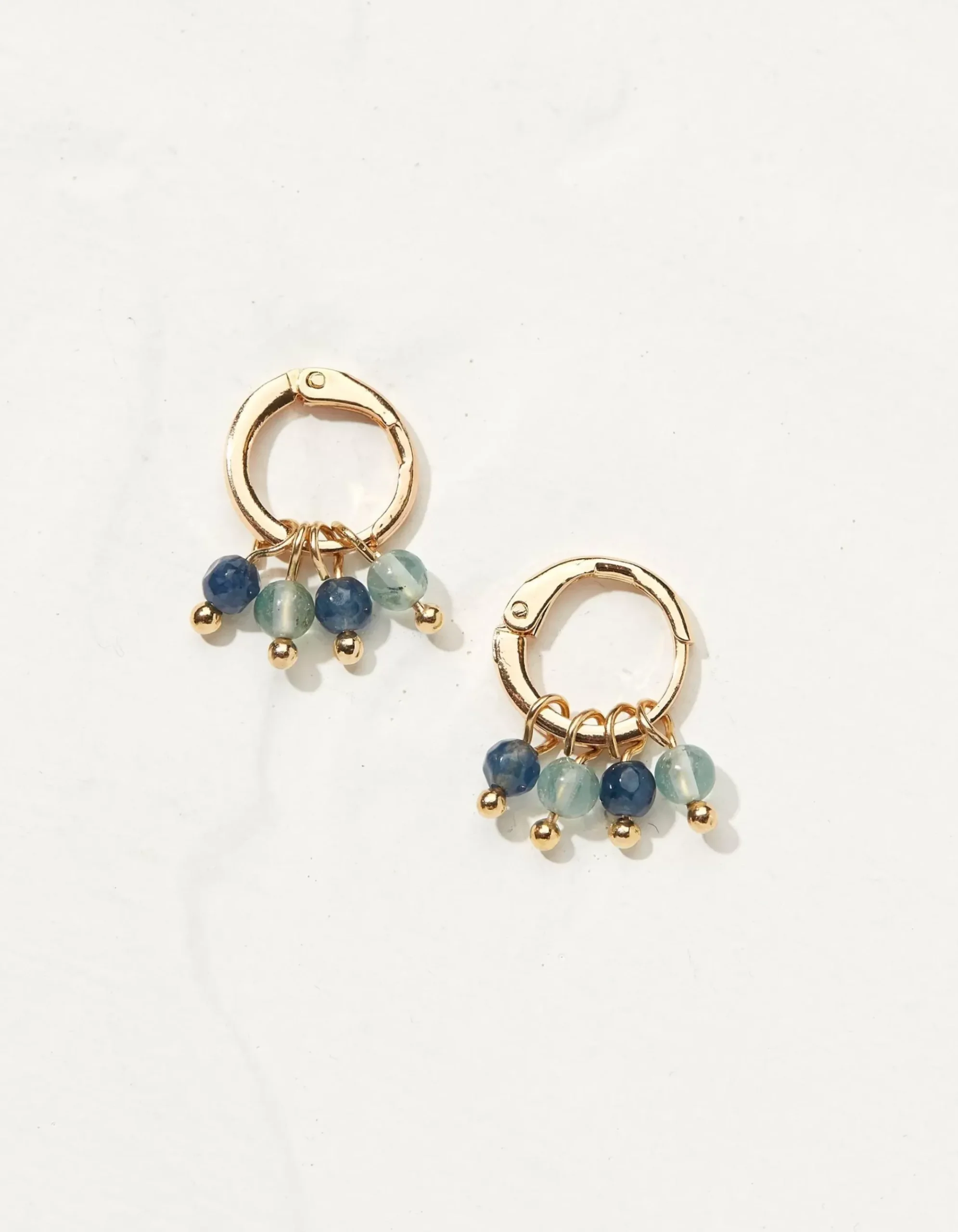 Bead Huggy Hoops