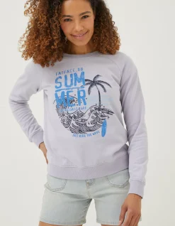 Becky Summer Graphic Crew Sweatshirt