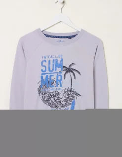 Becky Summer Graphic Crew Sweatshirt