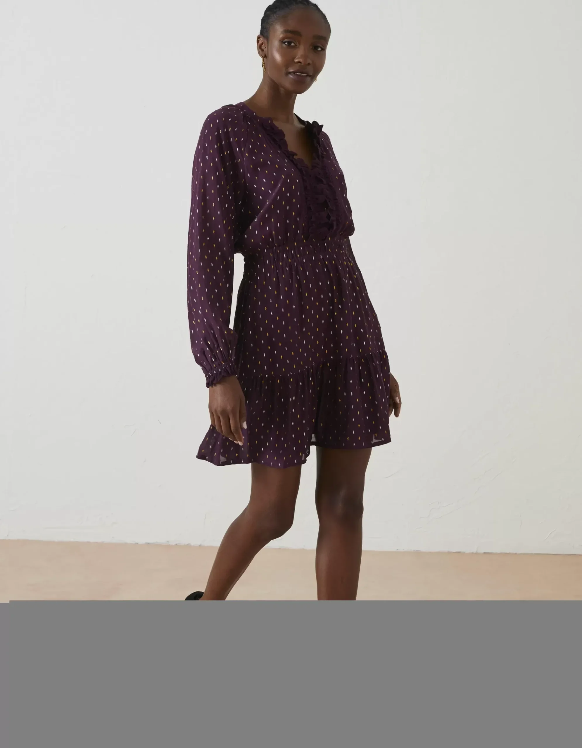 Belle Metallic Dress