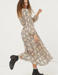 Beth Damask Floral Maxi Dress