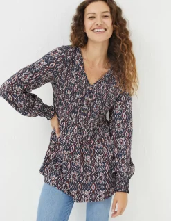 Beth Ikat Geo Tunic