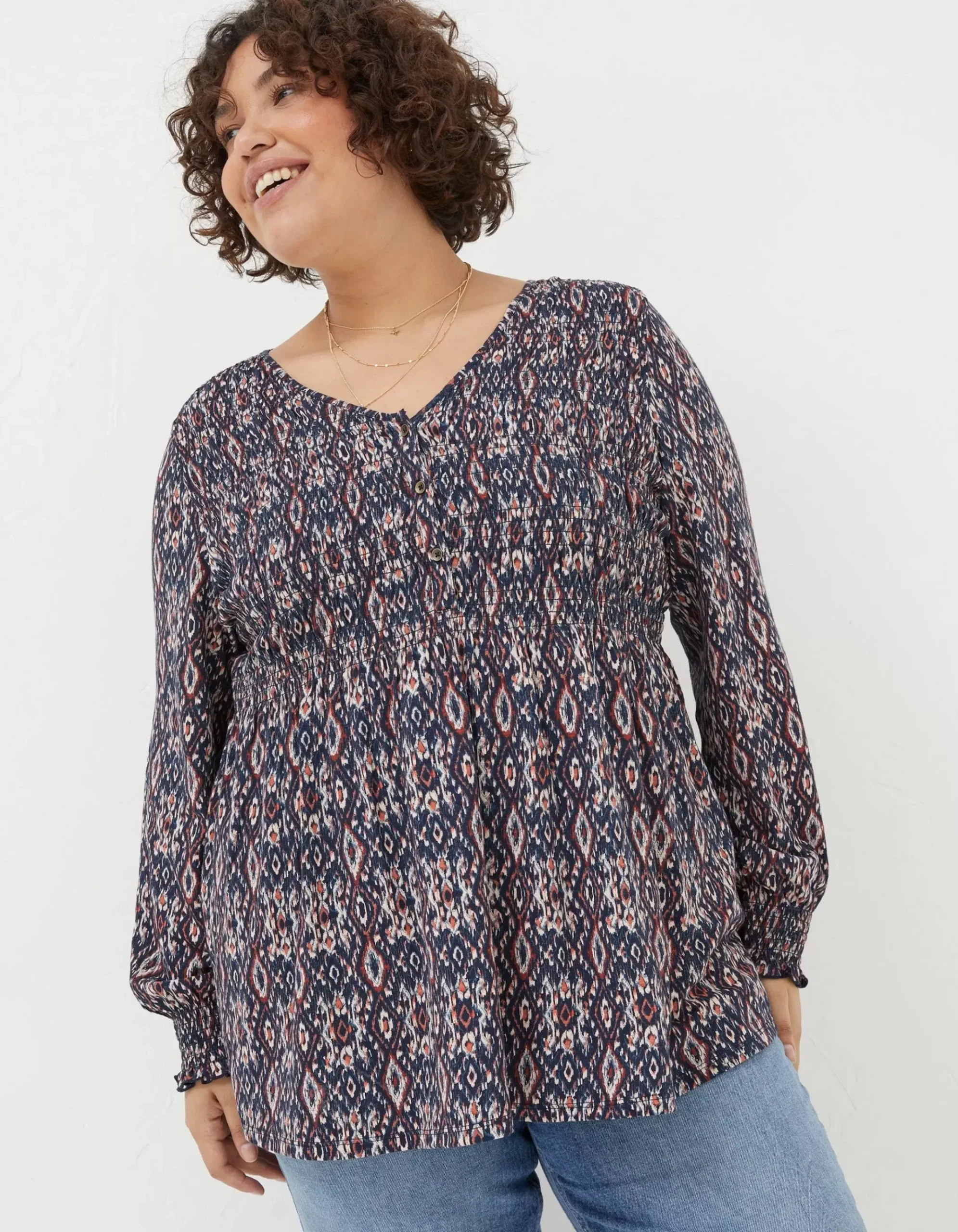 Beth Ikat Geo Tunic