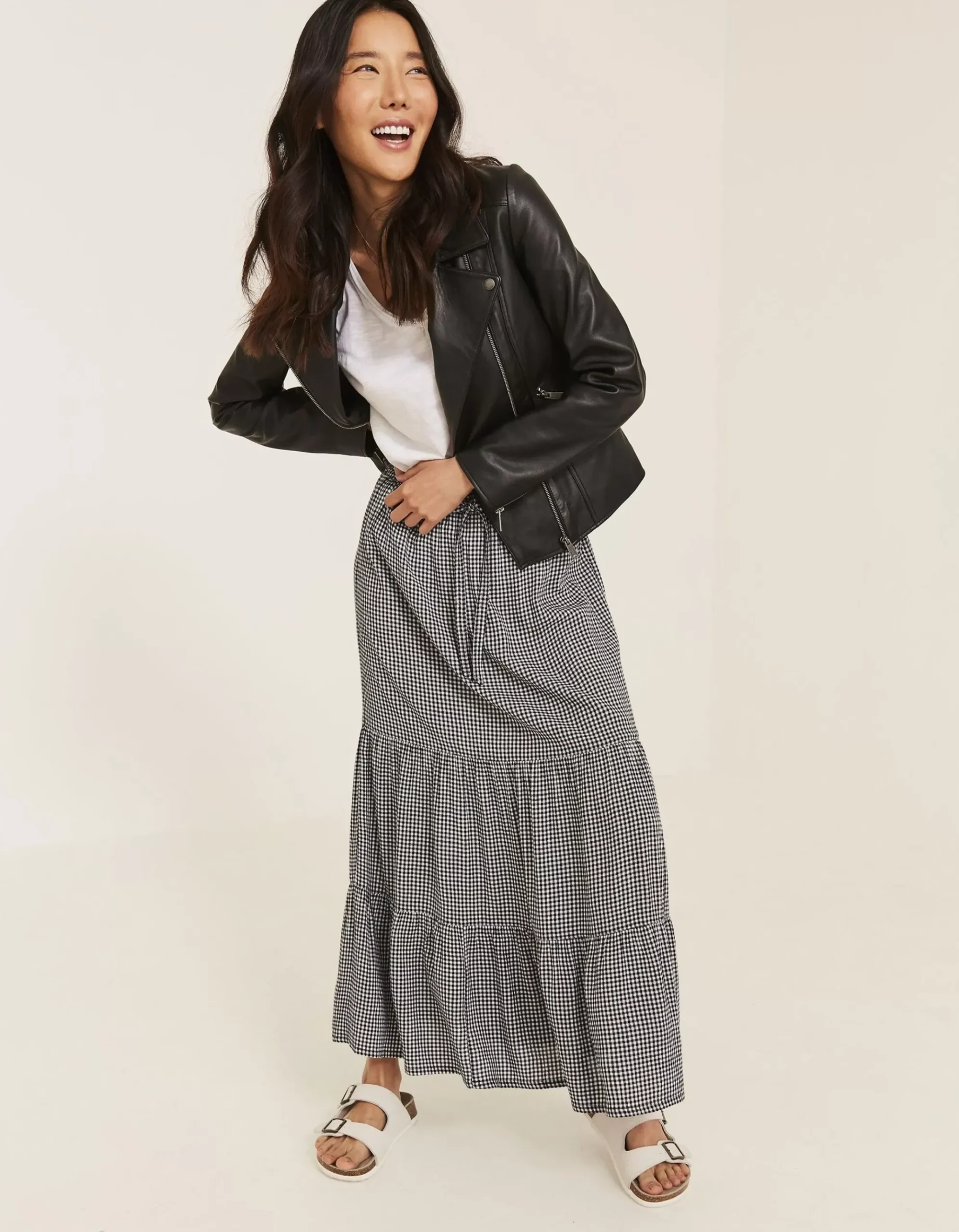 Bethany Biker Leather Jacket